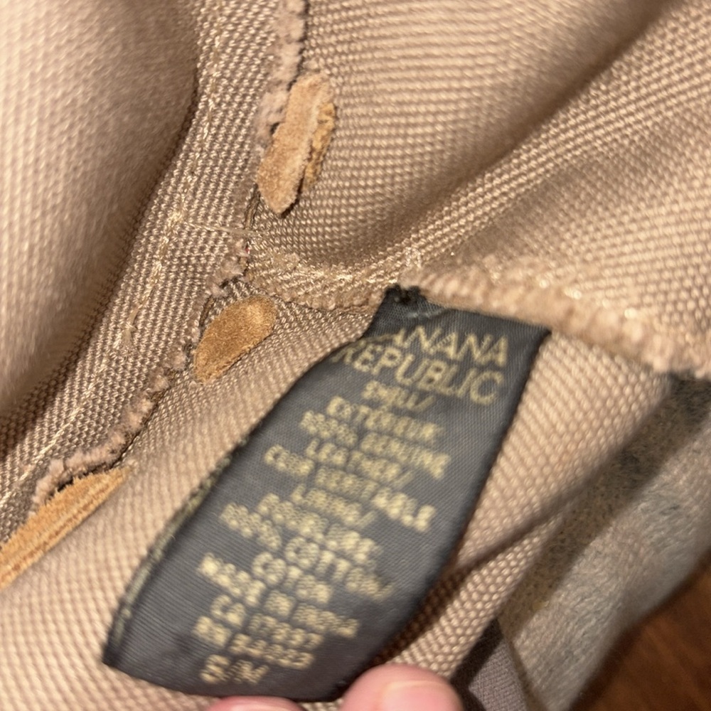Vintage Banana Republic Suede KLONDIKE 49er Hat Floppy prospectors Western Tan - Picture 7 of 10